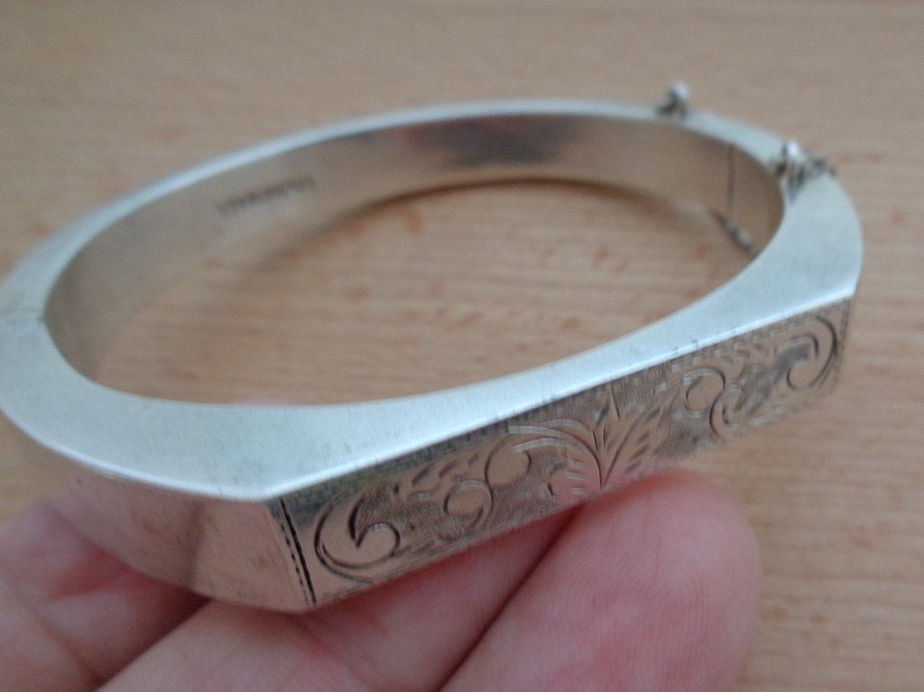 zilveren armband met bloem decoratie [207], Sieraden, Tassen en Uiterlijk, Verzenden, Gebruikt, Zilver, Zilver