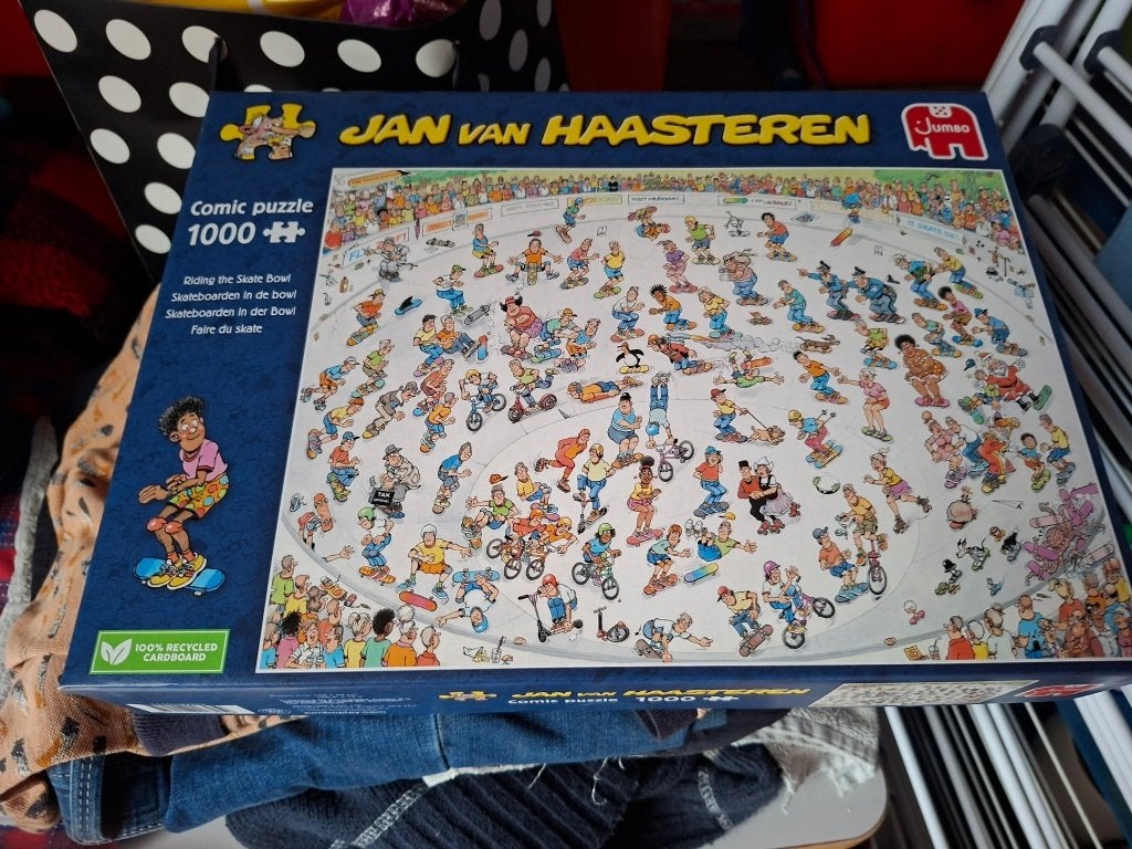 Puzzels Jan van Haasteren, Ophalen, 500 t/m 1500 stukjes, Zo goed als nieuw, Legpuzzel