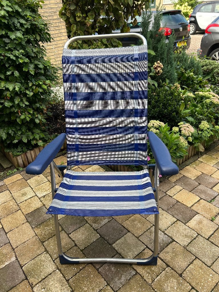 Twee ruime kampeerstoelen merk Crespo., Ophalen, Gebruikt, Campingstoel