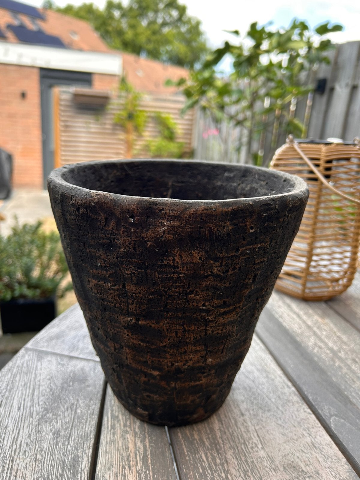 Stenen pot voor binnen, Tuin en Terras, Ophalen, Steen, Gebruikt, Binnen