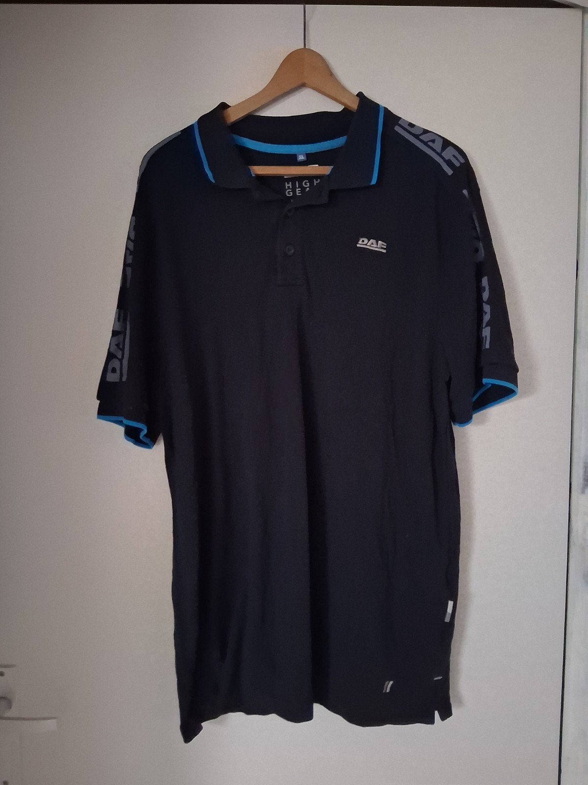 DAF poloshirt, xl, Ophalen of Verzenden, Zo goed als nieuw, Maat 56/58 (XL), Blauw