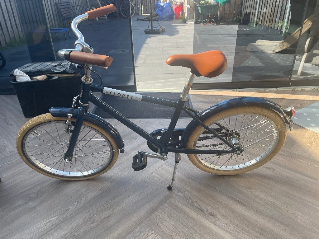 Blauwe Veloretti kinderfiets, Ophalen, Gebruikt, Veloretti, Handrem