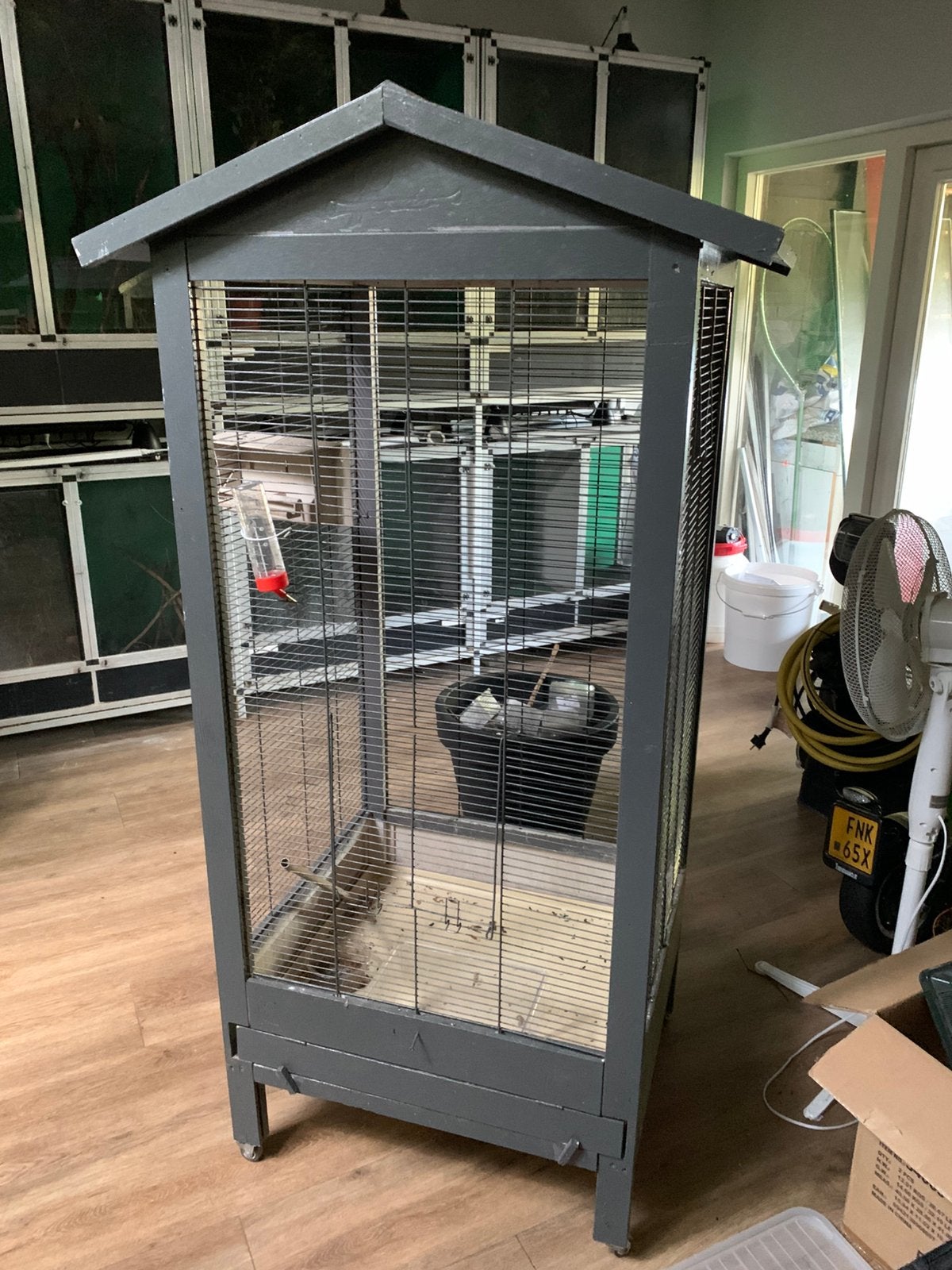 Voliere, Dieren en Toebehoren, Vogels | Hokken en Kooien, Ophalen, Zo goed als nieuw, Volière