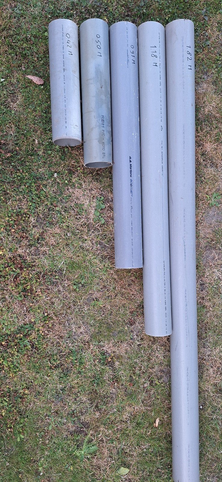 diversen pvc riool, 110 en 125 mm, Ophalen