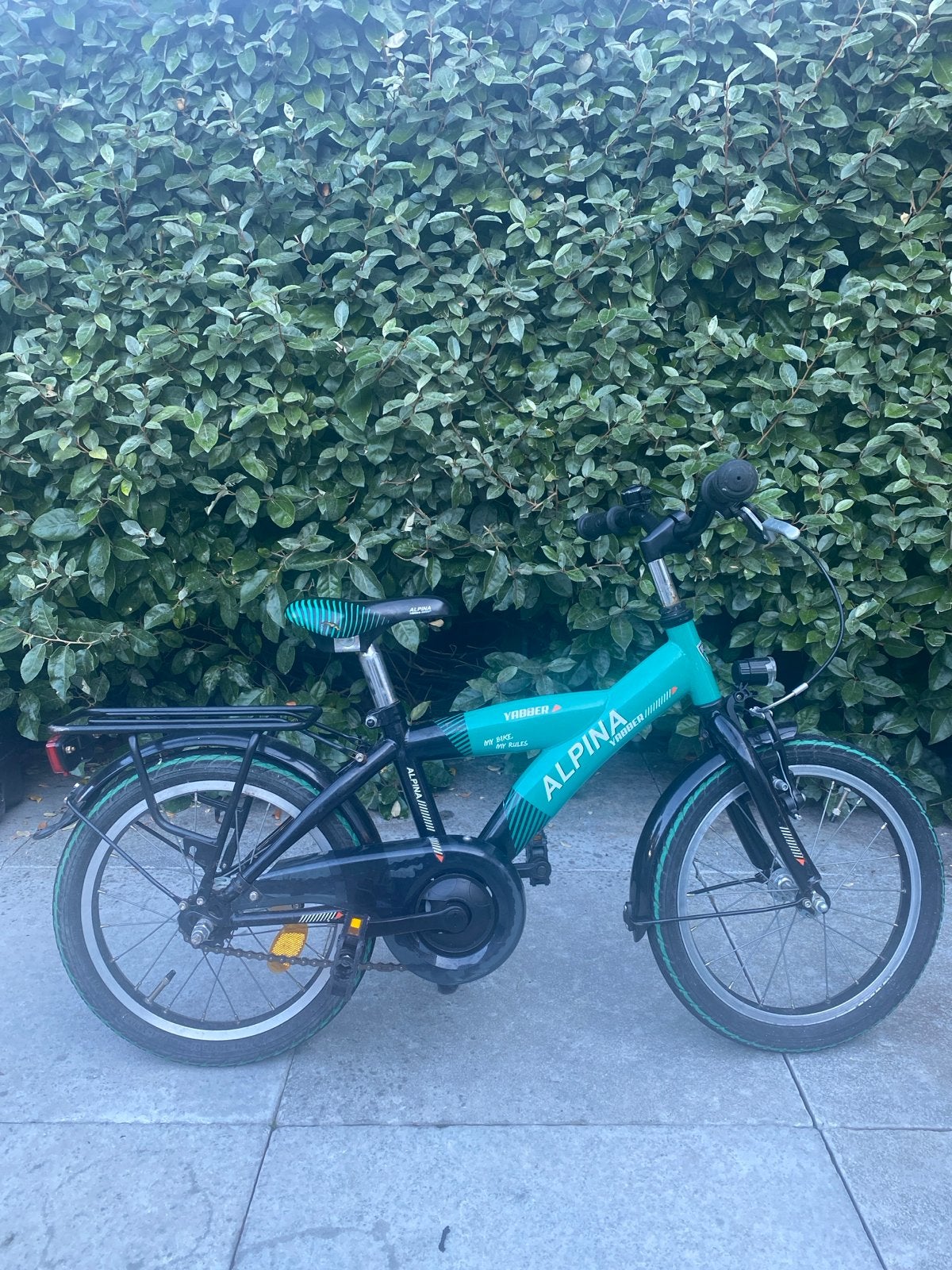Alpina kinderfiets 16 inch - Zo goed als nieuw, Ophalen, Gebruikt, Terugtraprem, 16 tot 20 inch