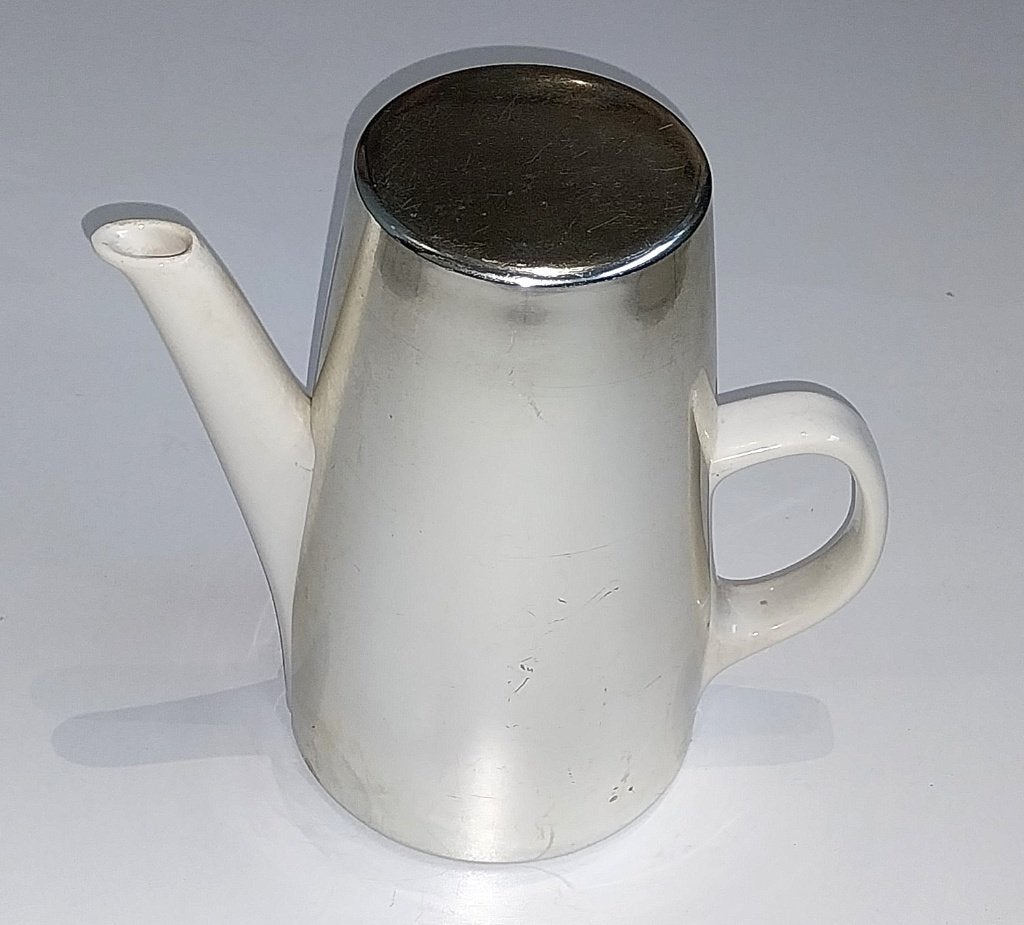 Porseleinen Koffie/Theekan + warmhoudkap, Mie Gila-Duitsland, Gebruikt, Overige typen, Ophalen of Verzenden, Overige stijlen