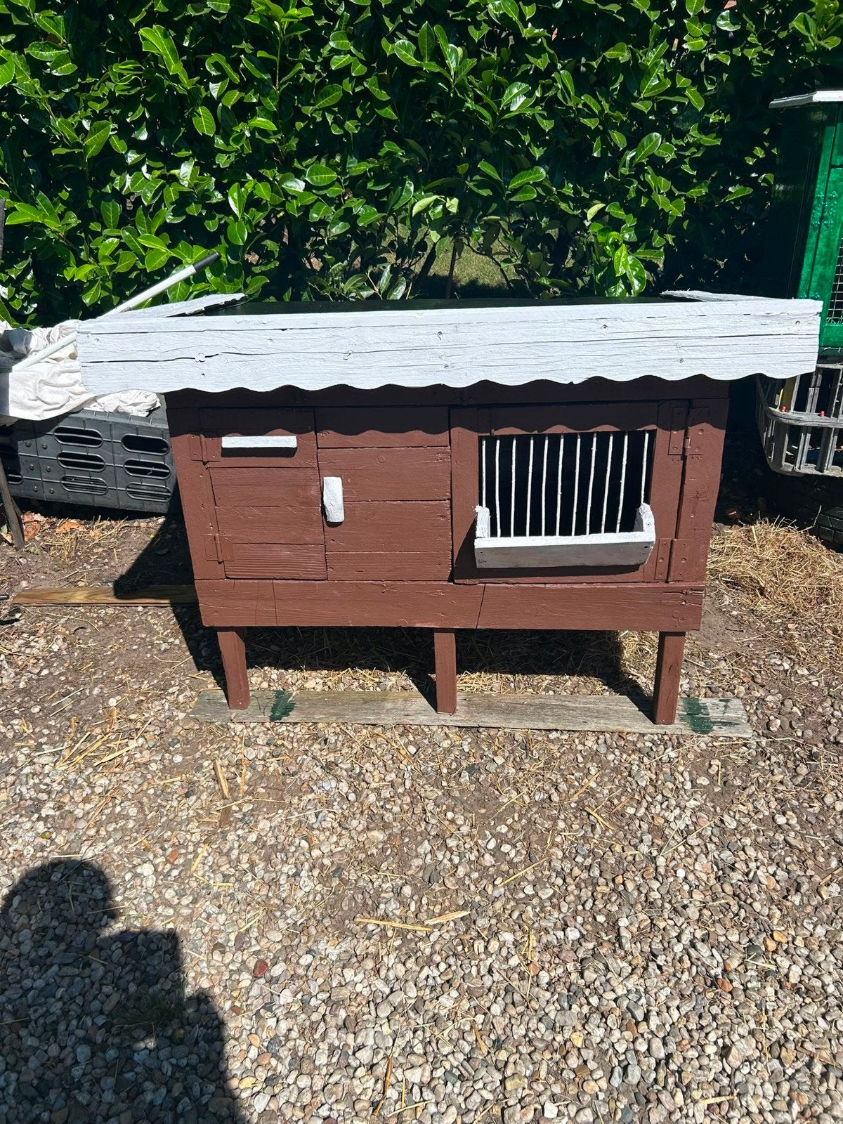 konijnenhokje met Ruif, Ophalen of Verzenden, Gebruikt, Hok, Cavia