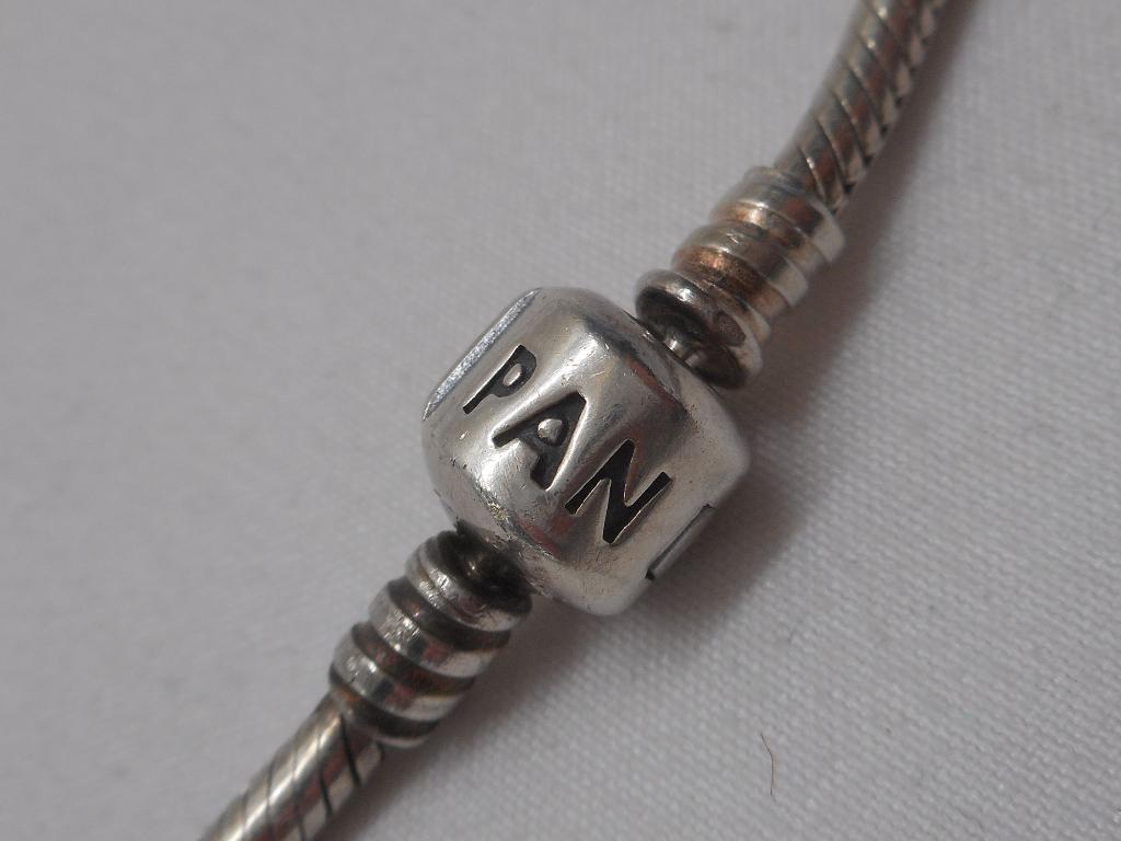 Zilveren Pandora armband 20 cm nr.667, Sieraden, Tassen en Uiterlijk, Armbanden, Verzenden, Zo goed als nieuw, Zilver, Zilver