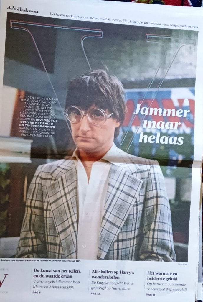 Overlijden van Wim T. Schippers (necrologieën, illustraties), Boeken, Ophalen of Verzenden, Zo goed als nieuw, Personen