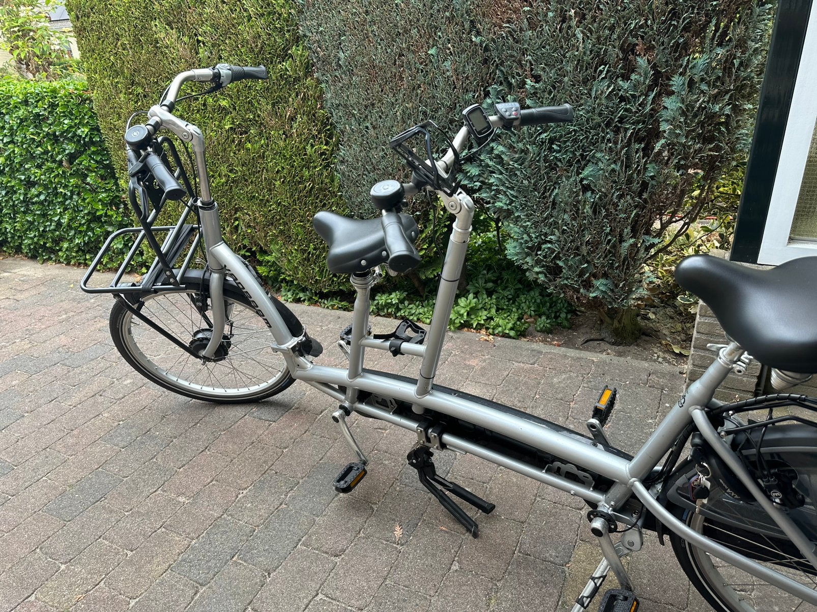 VanRaam Twinnie Tandem [ elektrisch, 26 inch velg ], Fietsen en Brommers, Fietsen | Tandems, Ophalen, Minder dan 10 versnellingen