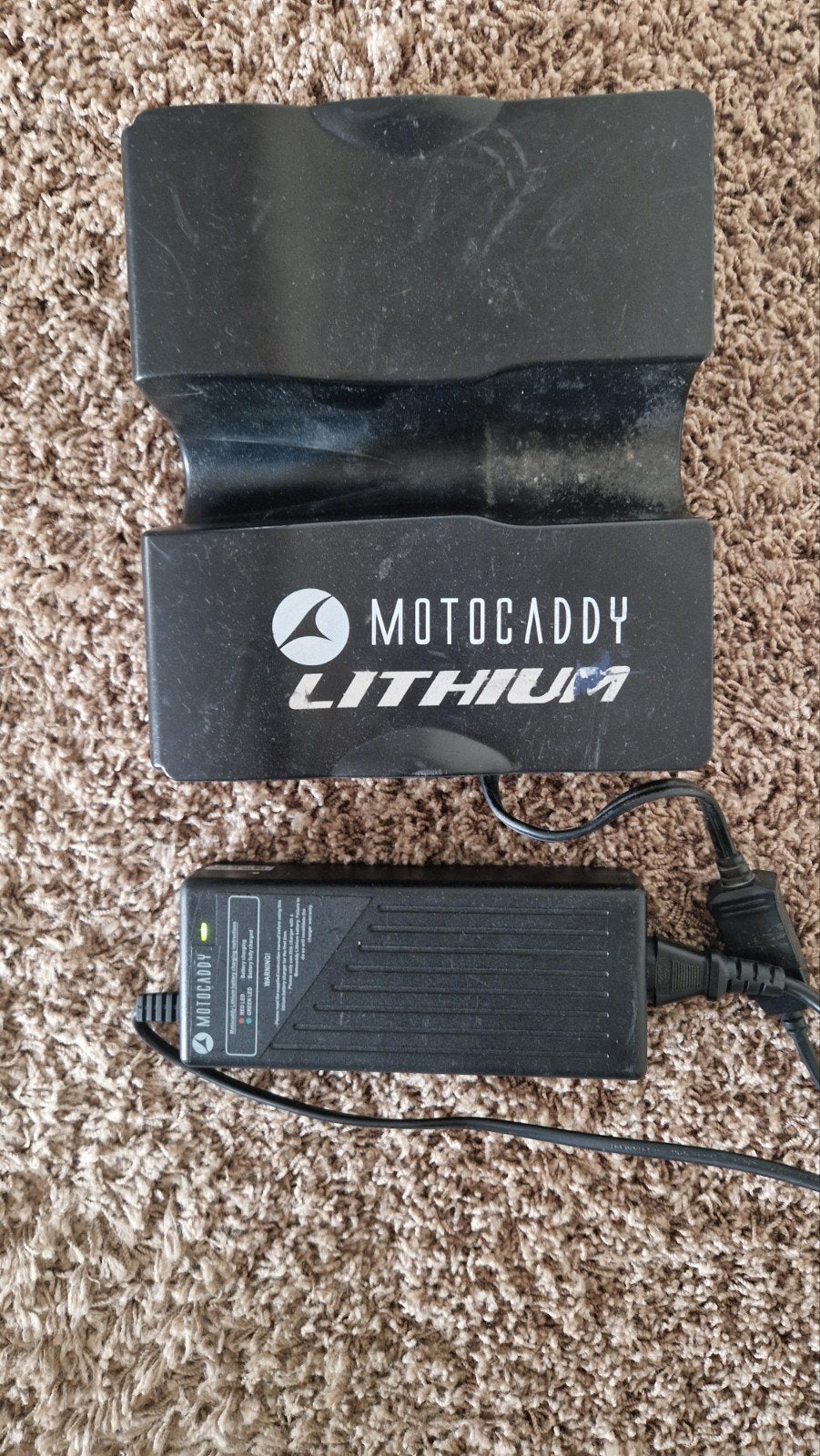 Motocaddy Lithium Accu met Oplader, Sport en Fitness, Ophalen of Verzenden, Gebruikt
