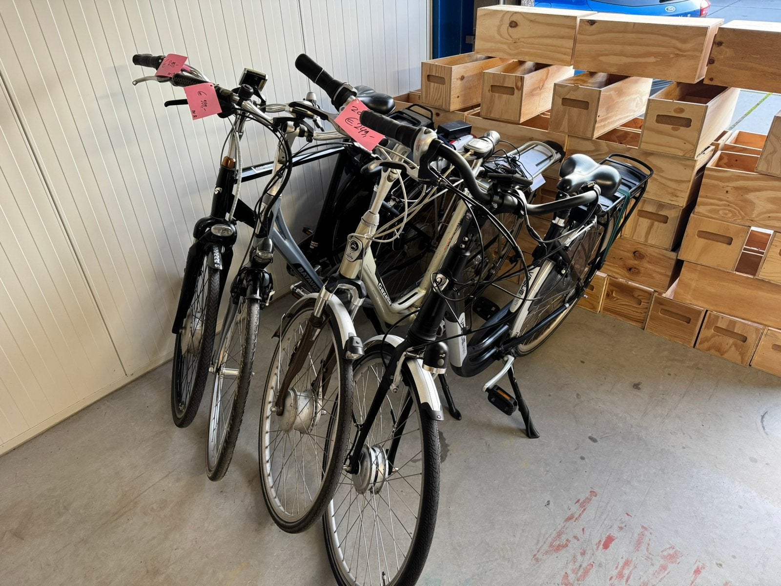 4 E-Bike's in 1 koop., Ophalen, Velgrem, Versnellingen, 53 tot 56 cm