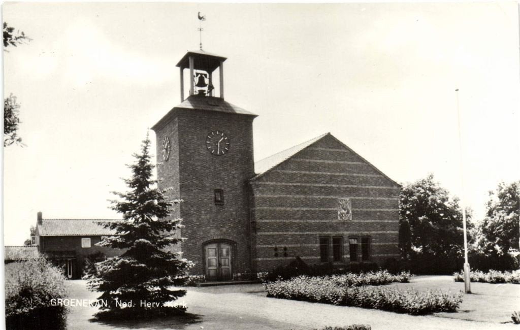 Groenekan, Ned. Herv. Kerk - 1978 gelopen, Verzamelen, Ansichtkaarten | Nederland, Ophalen of Verzenden, 1960 tot 1980, Gelopen