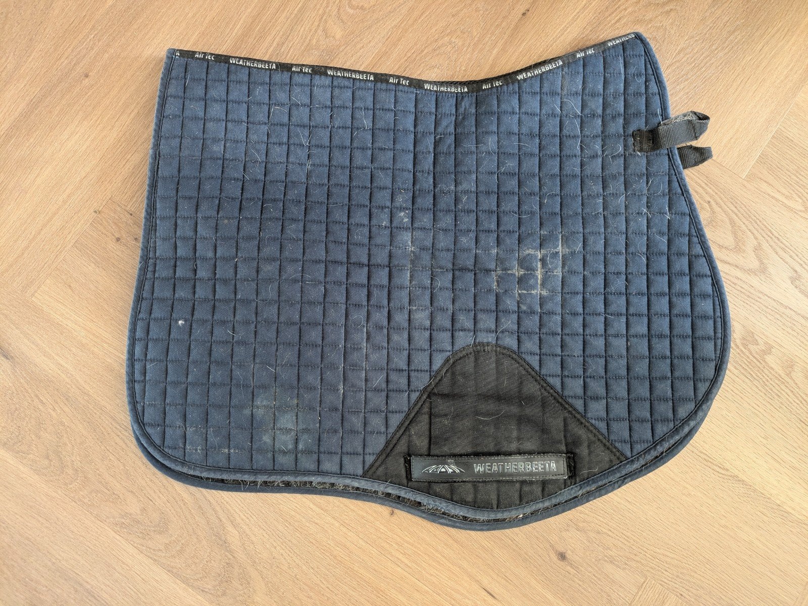 Zadeldekje blauw maat full, Dieren en Toebehoren, Paarden en Pony's | Dekens en Dekjes, Full (L), Ophalen of Verzenden, Gebruikt