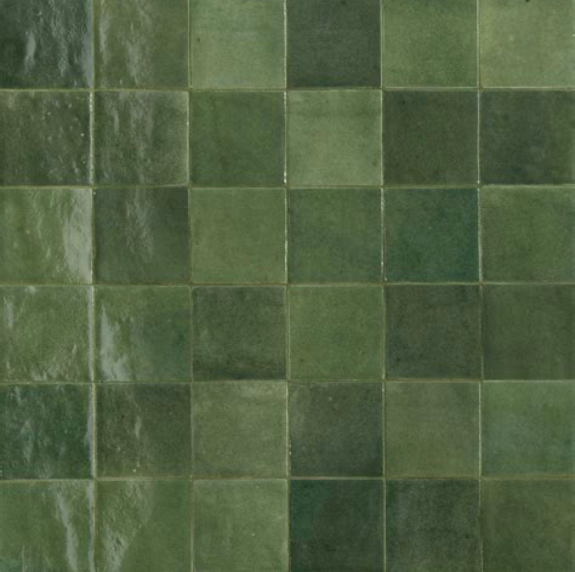 Groene zelliges 45 stuks, Doe-het-zelf en Verbouw, Tegels, Ophalen, Minder dan 5 m², Wandtegels, Keramiek
