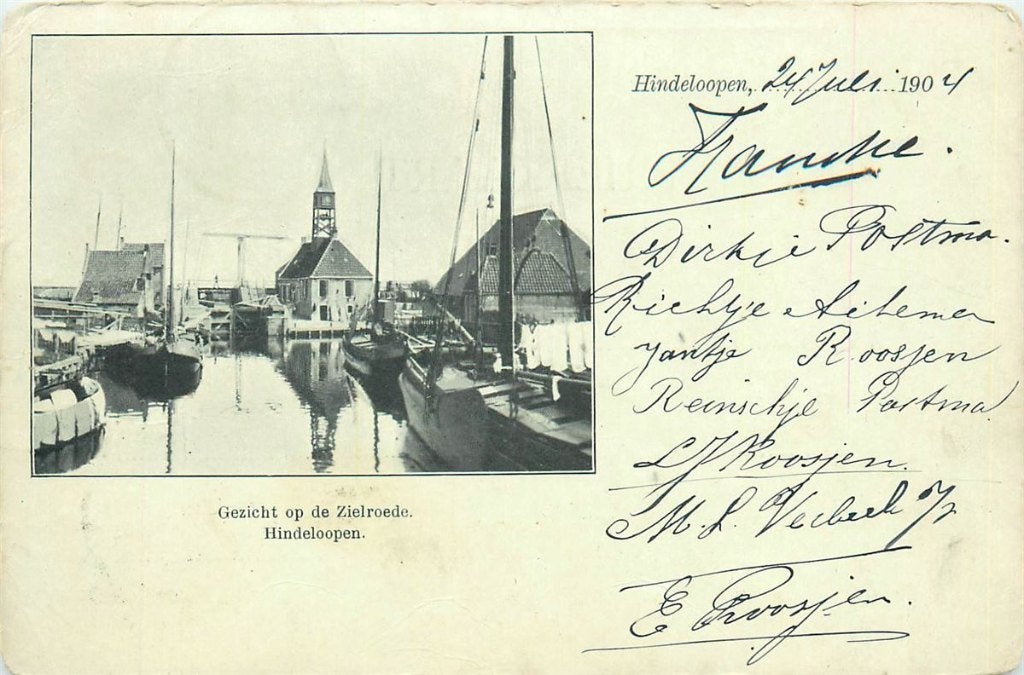 701-391-015 Hindeloopen Zielroede, Verzenden, Voor 1920, Friesland