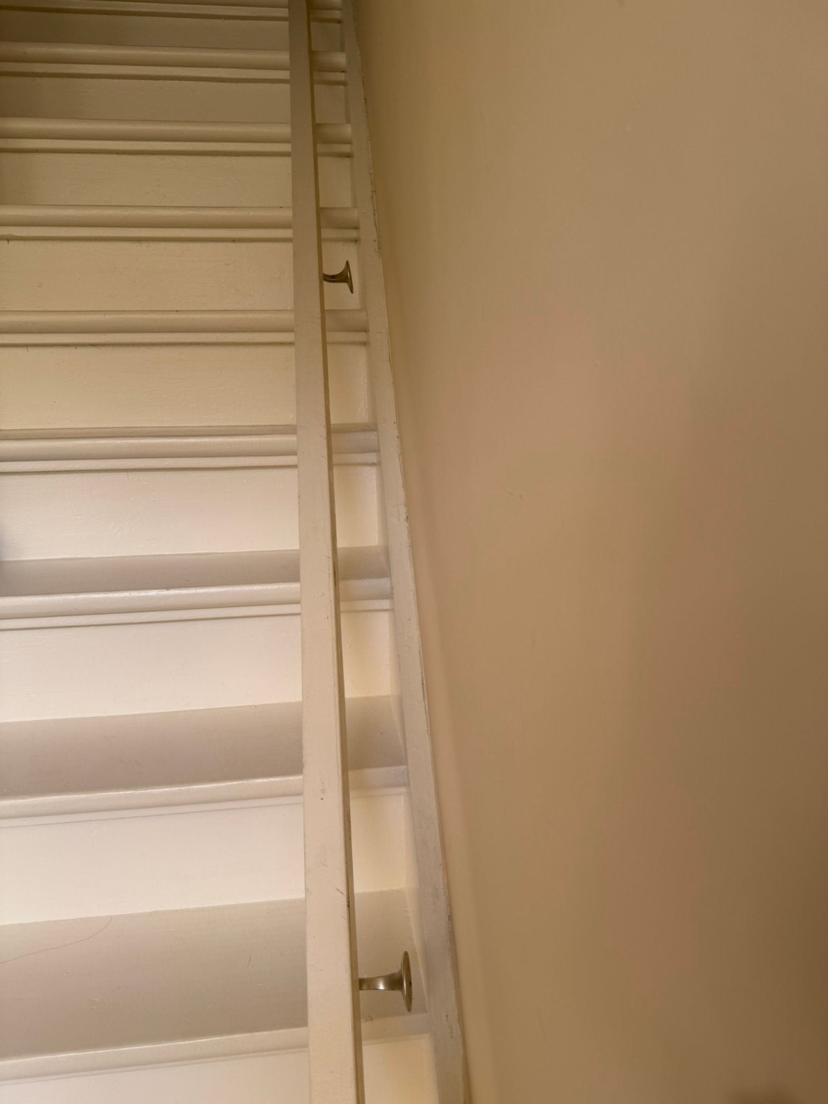 Houten vierkanten trapleuning, Ophalen, Gebruikt, 2 tot 4 meter