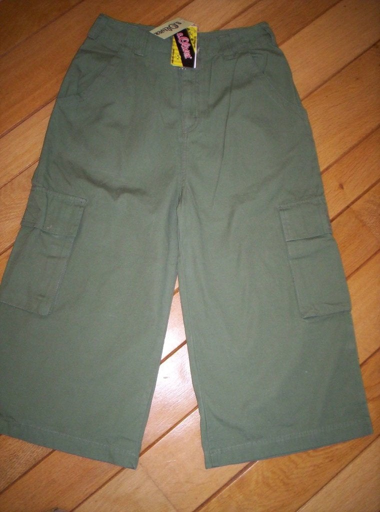 s.OLIVER bermuda groen maat 170 - nieuw -, Broek, Nieuw, Ophalen of Verzenden, Jongen