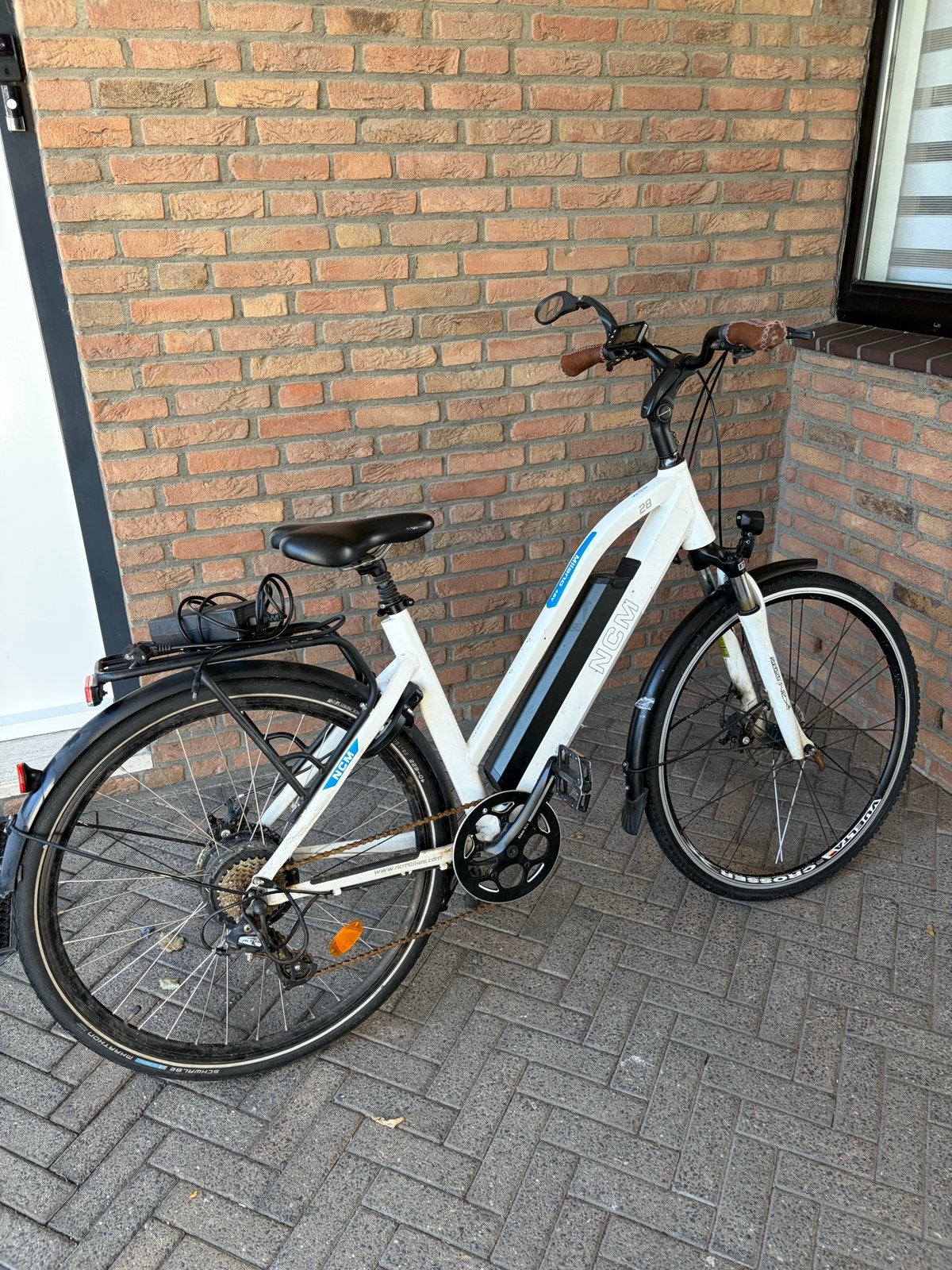 NCM Milano 48V E-bike - Damesfiets - Wit - Gebruikt, Ophalen of Verzenden, Gebruikt, Overige merken