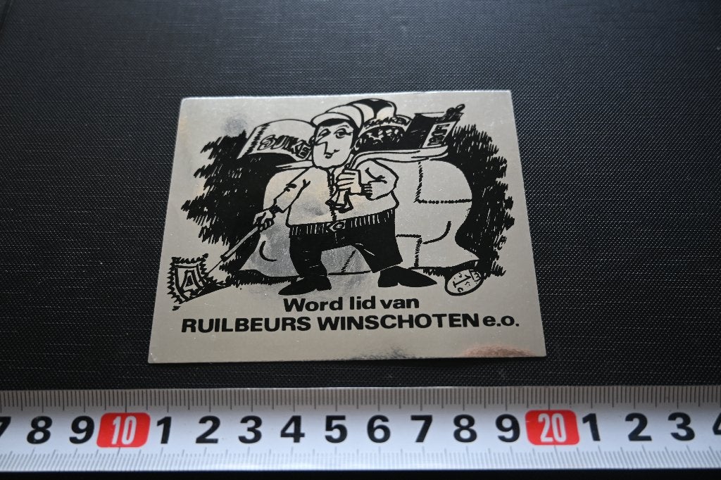 sticker word lid van ruilbeurs winschoten eo, Ophalen of Verzenden, Zo goed als nieuw