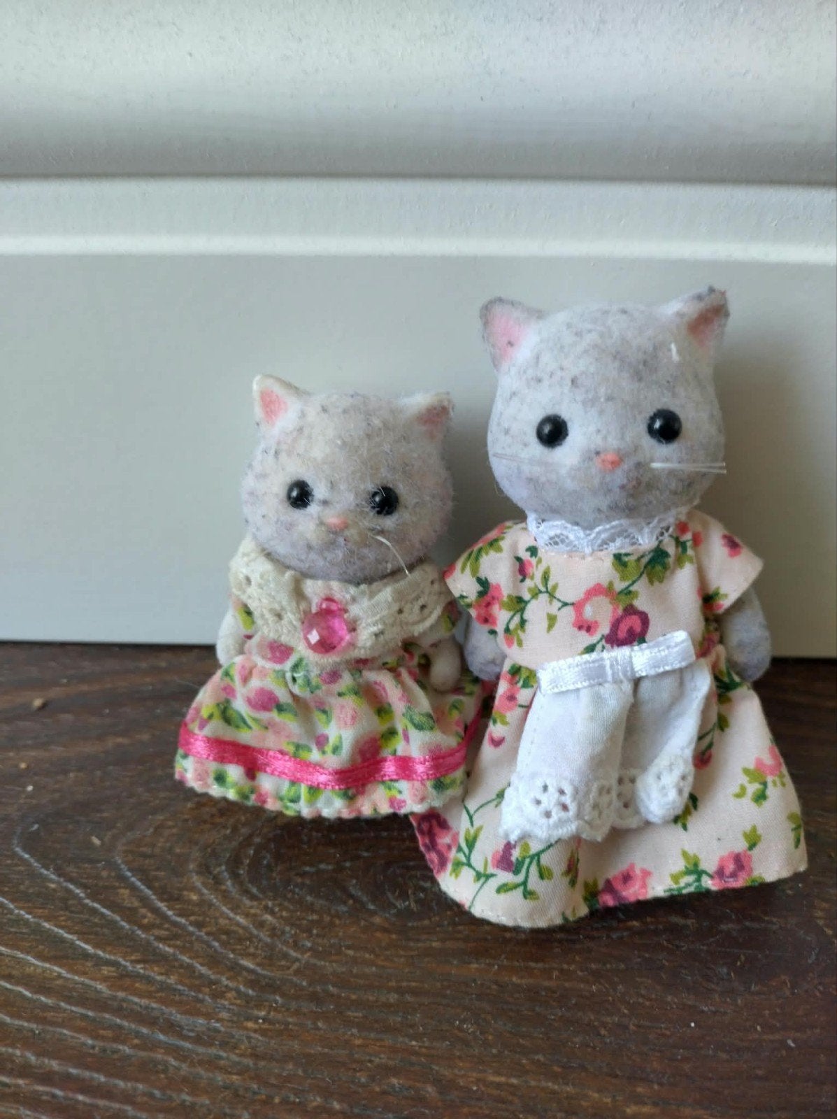 Sylvanian Families kattenpoppen - moeder en kind, Ophalen of Verzenden