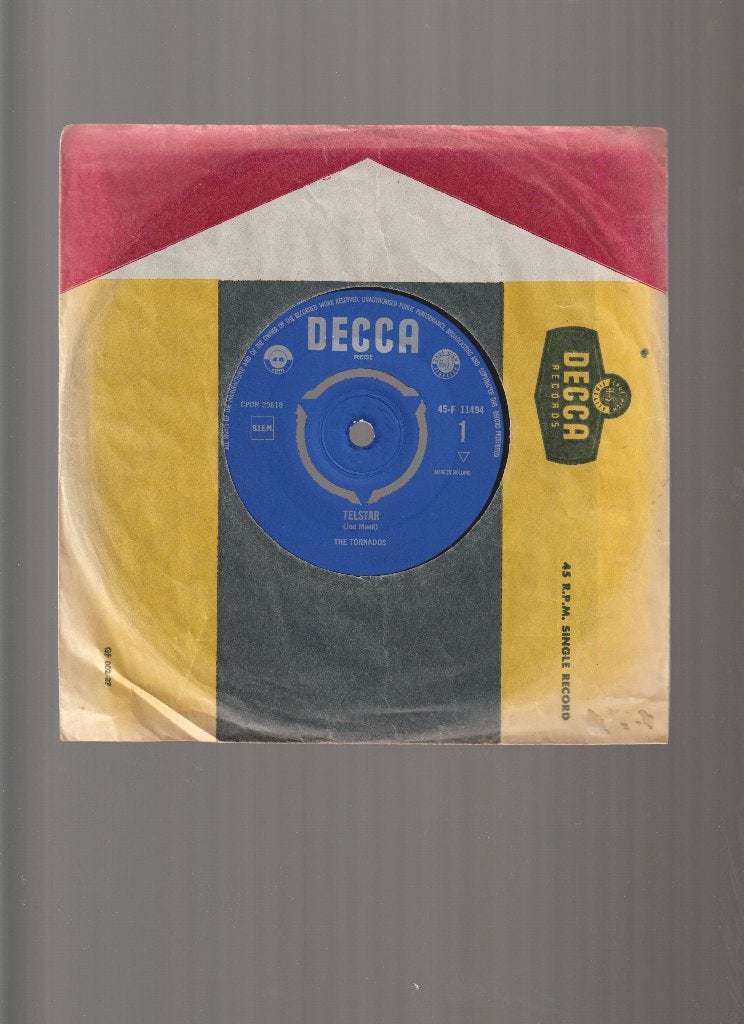 THE  TORNADOS  --  TELSTAR, Cd's en Dvd's, Vinyl Singles, Verzenden, Originele persing, 7 inch, Zo goed als nieuw