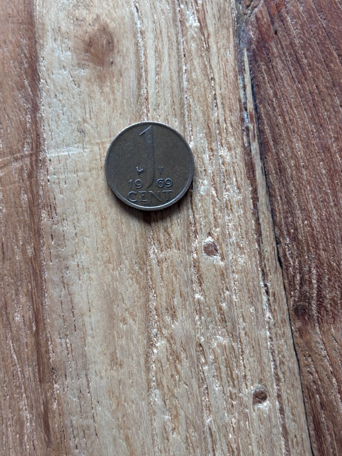 Zeldzame 1 Cent 1969 HAAN - Koningin Juliana, Postzegels en Munten, Ophalen of Verzenden, Koningin Juliana