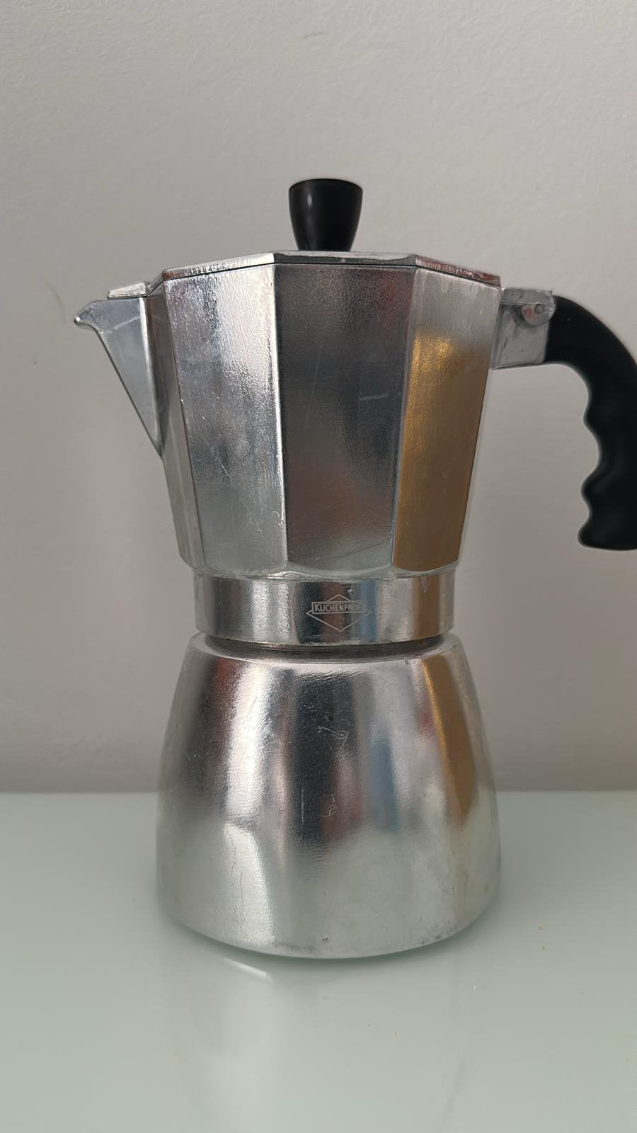 Espresso koffiepot, Ophalen, Espresso apparaat