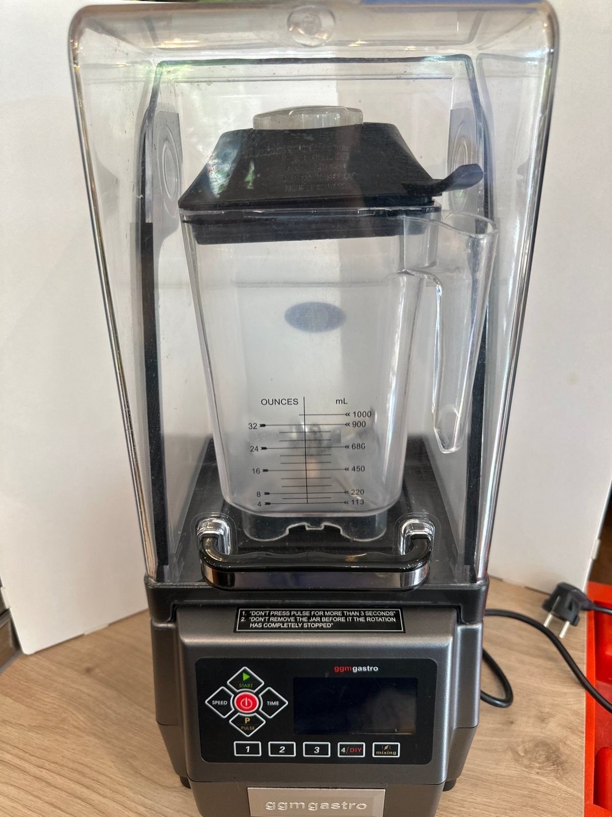 GGM Gastro Commerciële Blender BMK2-1500 - Krachtig en Betro, Ophalen of Verzenden, Gebruikt, Blender