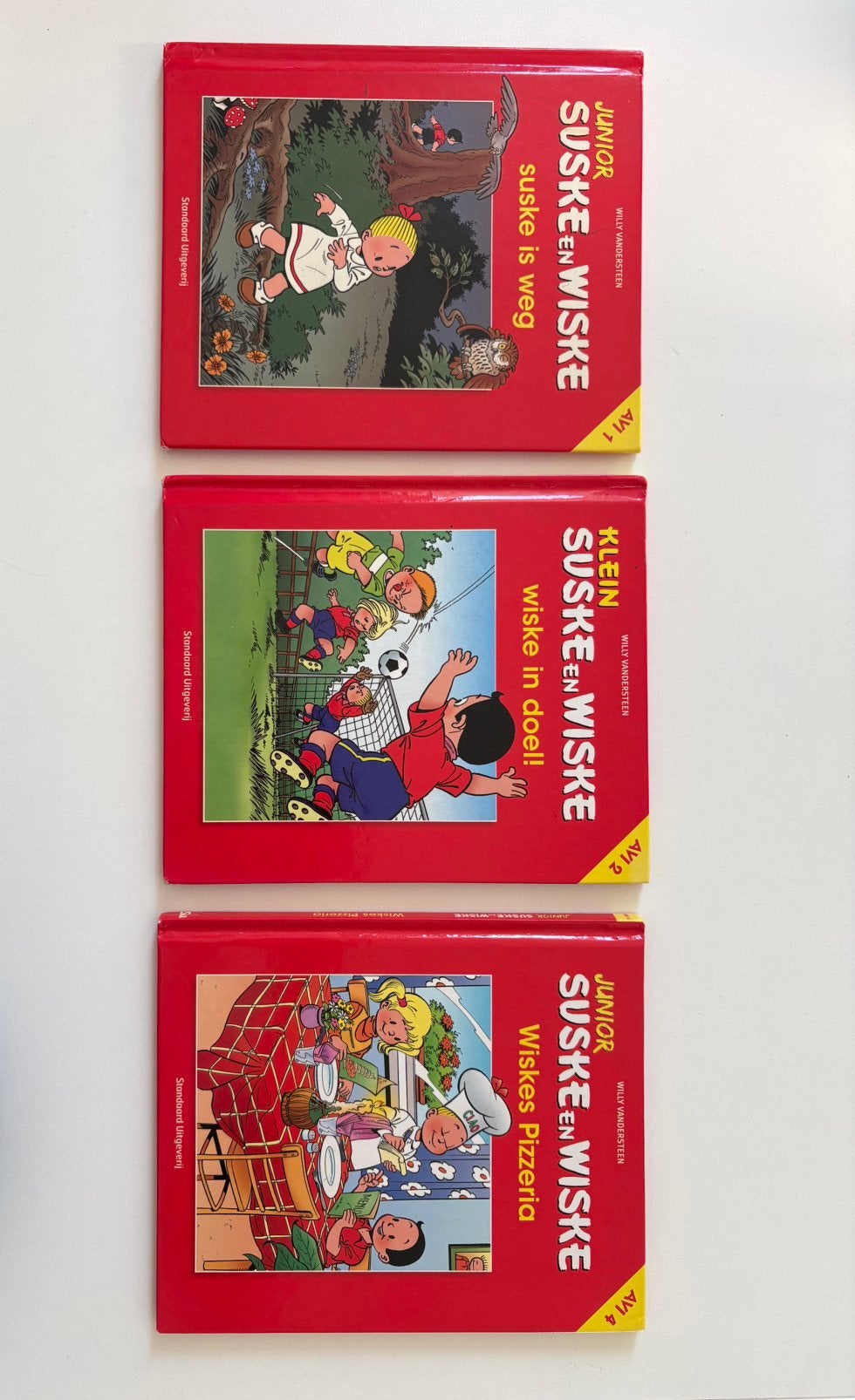 Set van Suske & Wiske kinderleesboekjes AVI 1, 2 en 4