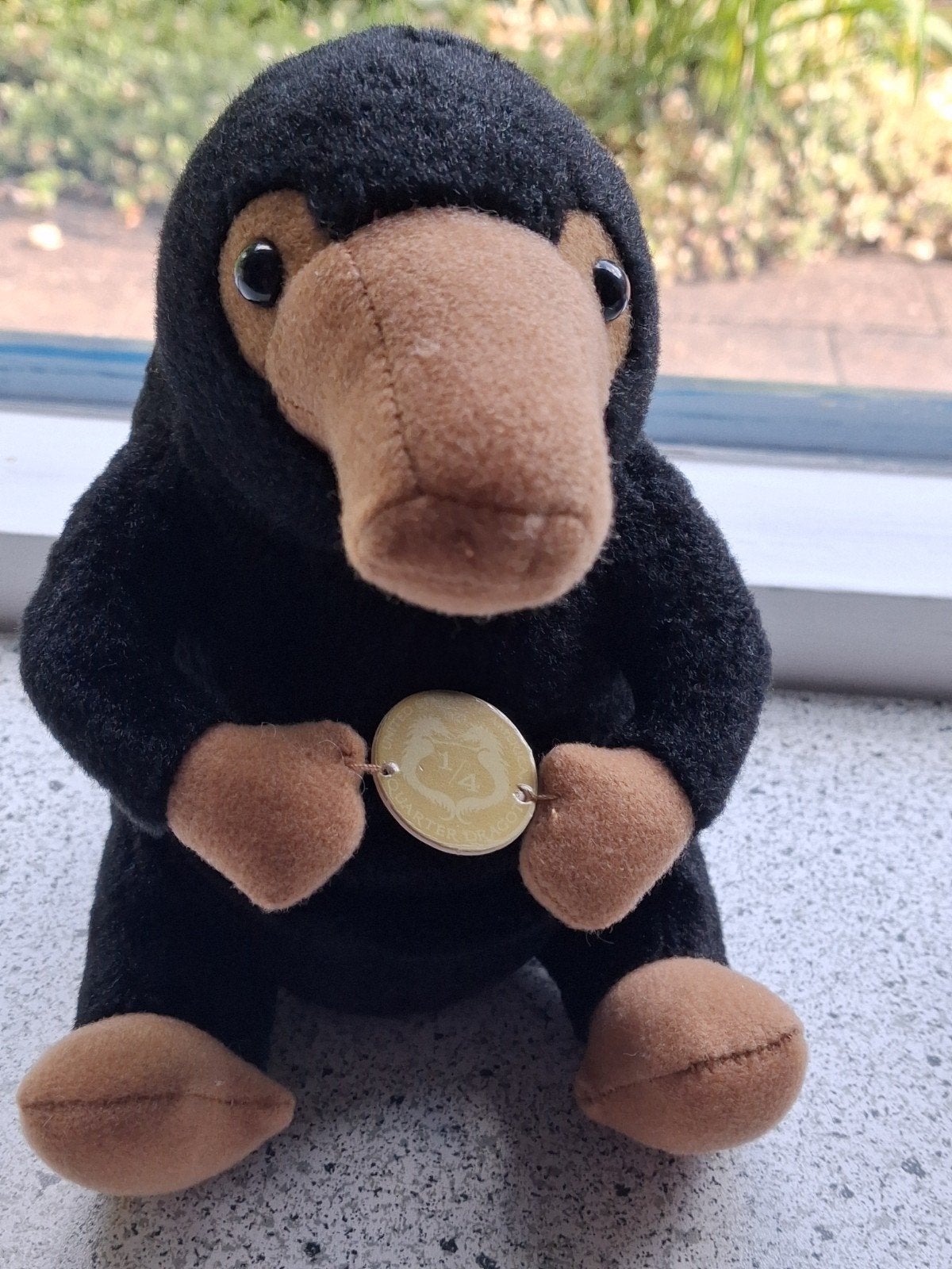 Vogelbekdier Niffler Fantastic Beasts Harry Potter Warner, Overige typen, Zwart, Ophalen of Verzenden, Zo goed als nieuw