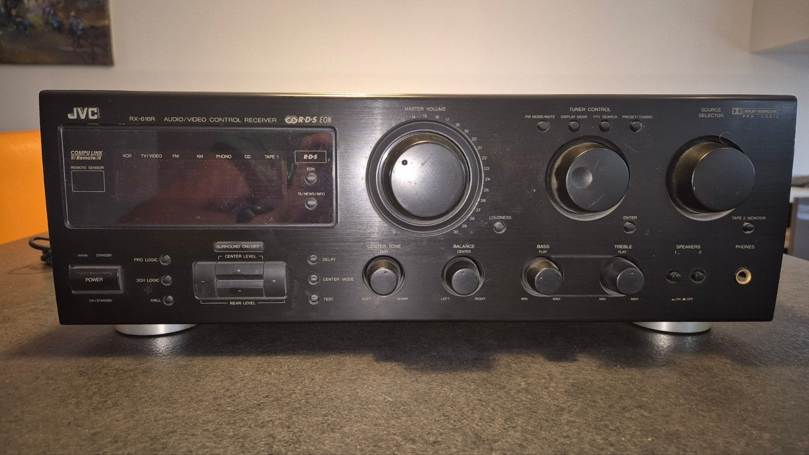 JVC RX-518V Audio/Video Control Receiver - Vintage, Ophalen, Gebruikt, JVC, Minder dan 60 watt