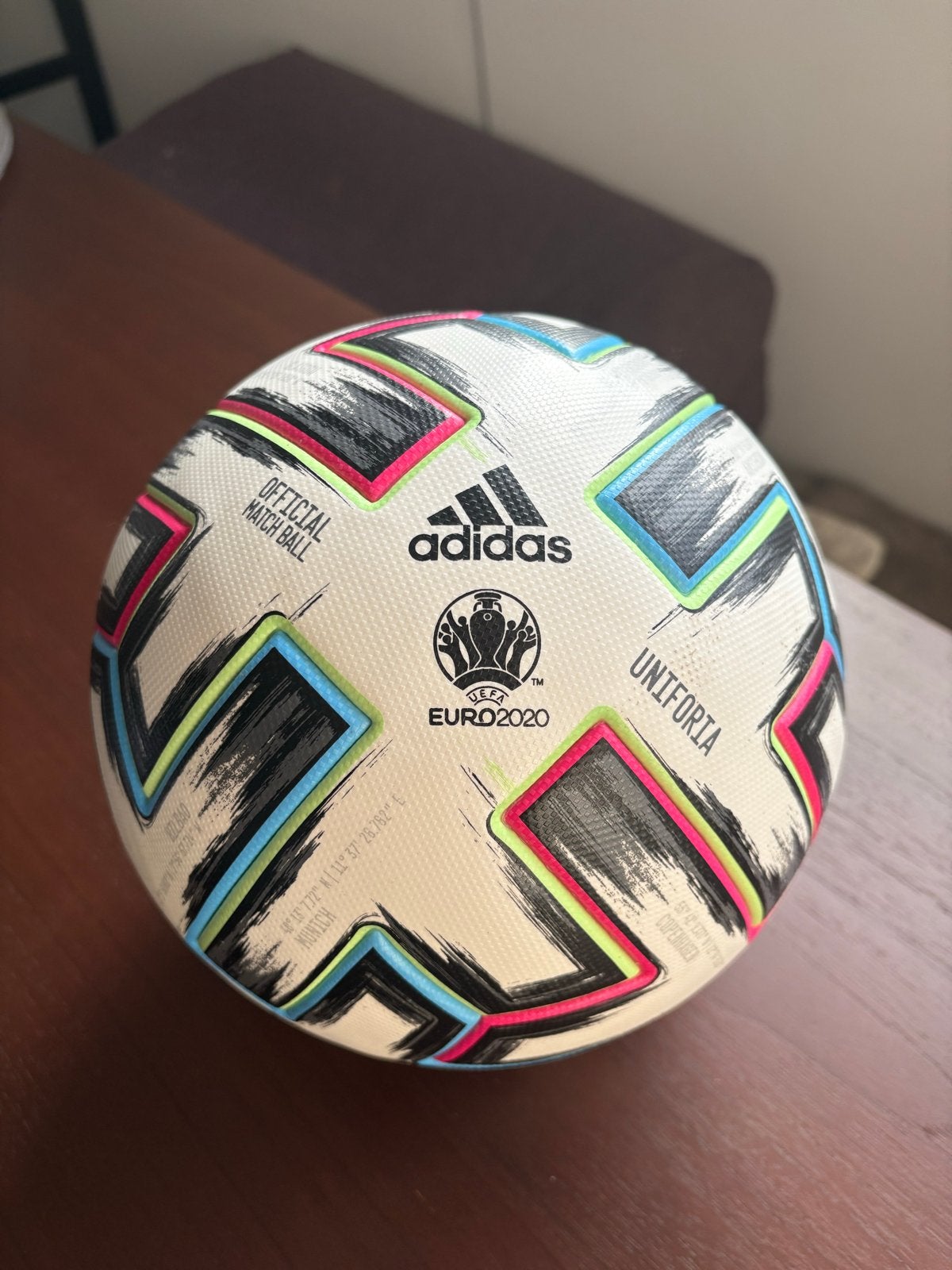 Adidas Uniforia EURO2020 Official Match Ball - Maat 5, Ophalen of Verzenden, Zo goed als nieuw, Bal