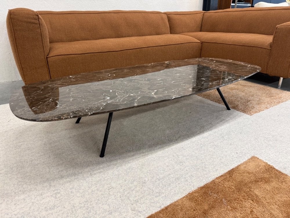 Beek Fender Salontafel marmer Design Tafel 170x80, Huis en Inrichting, Tafels | Salontafels, Overige materialen, 50 tot 100 cm