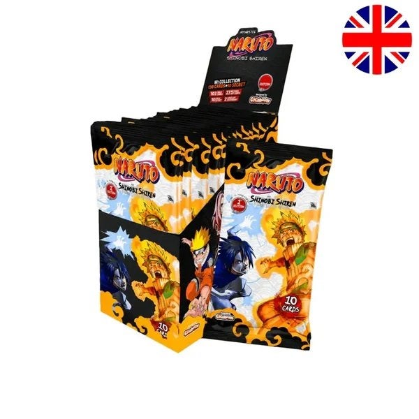 Naruto Mythos Set 2 Booster Box Shinobi Shiren 24 Packs 1st, Ophalen of Verzenden, Zo goed als nieuw, Boosterbox