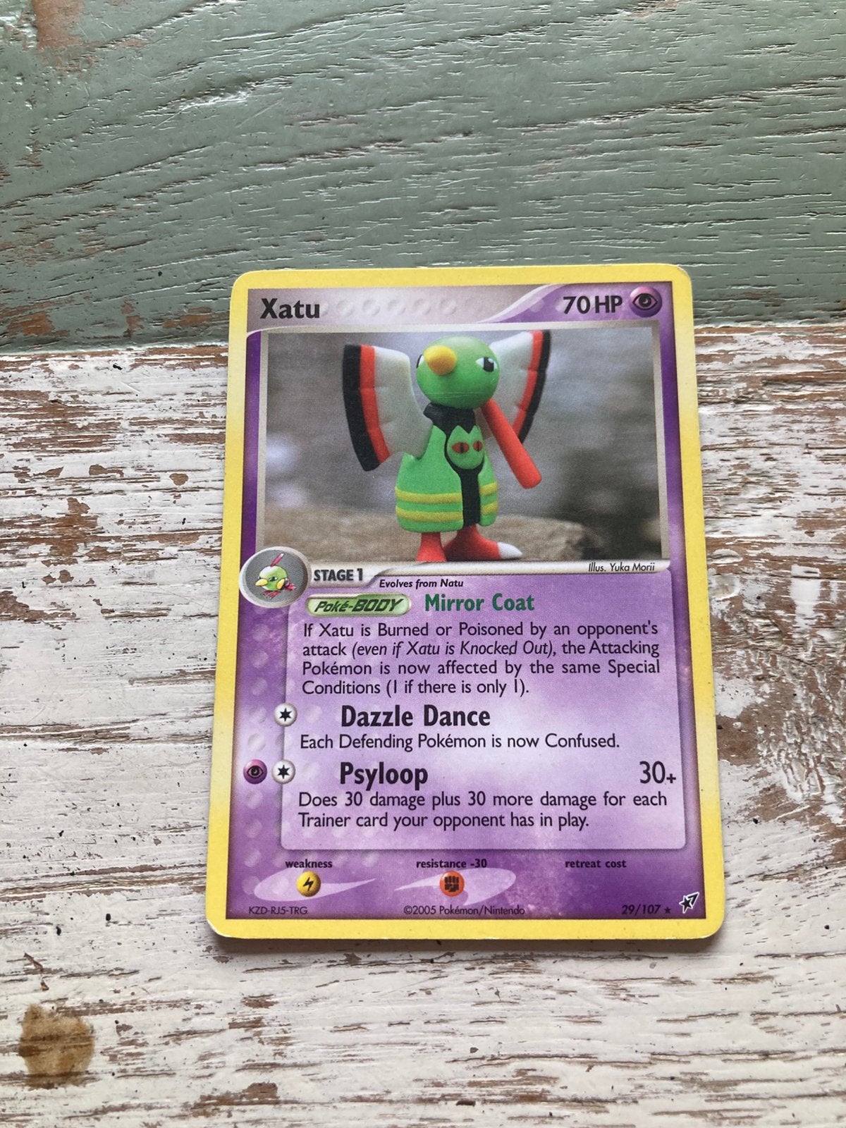 Pokemon kaart Xatu, Ophalen of Verzenden, Zo goed als nieuw
