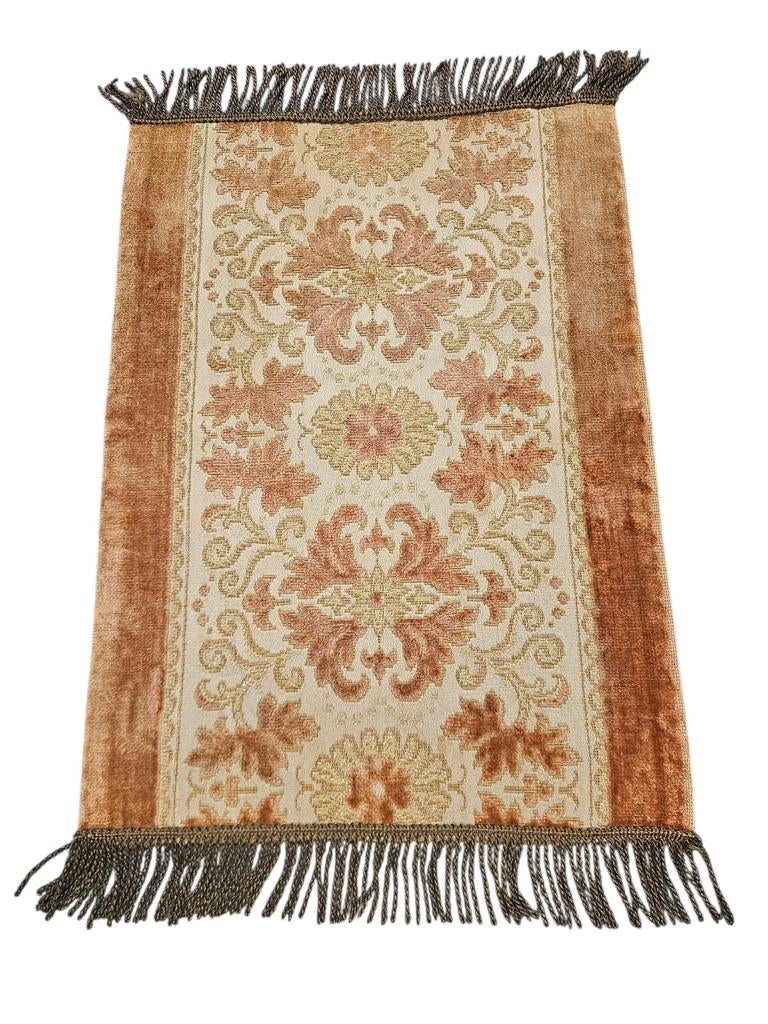 Vintage Tafelkleedje romance onderzetter velours 30x43cm