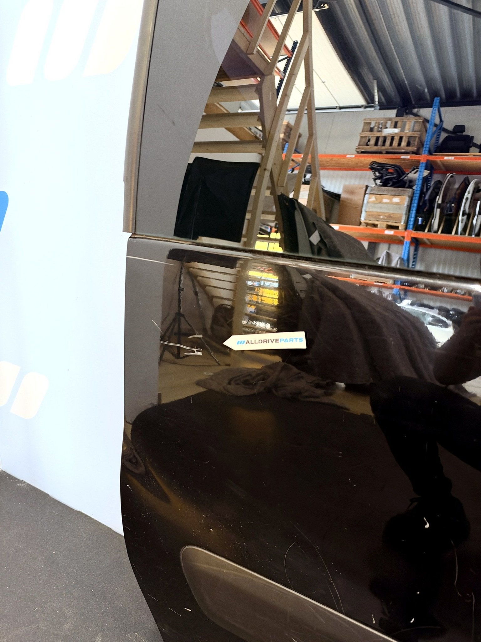 Peugeot Partner schuifdeur rechts zwart EXY 9008S2, Gebruikt, -, Deur, -