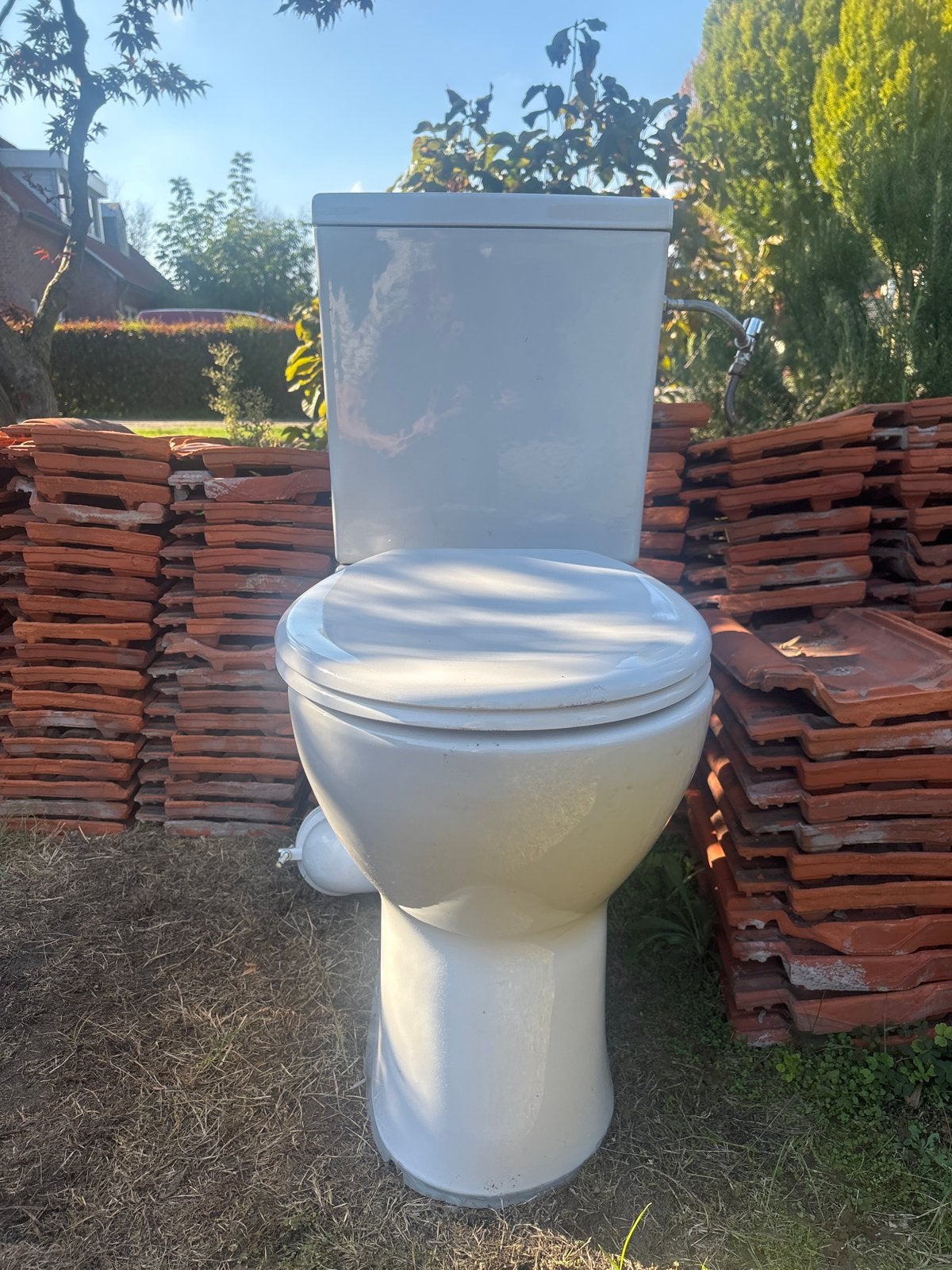 Gebruikt toilet met stortbak, Ophalen, Gebruikt, Toilet