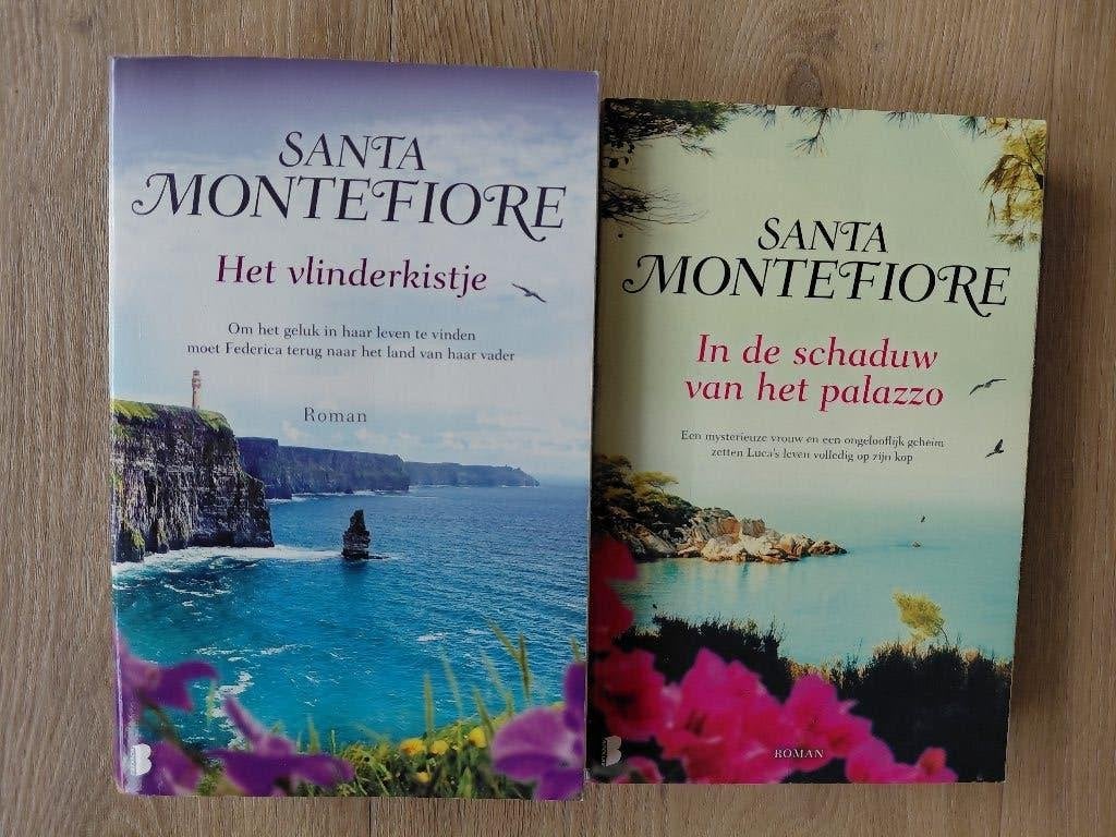 Santa Montefiore :  Het vlinderkistje en in de schaduw van, Boeken, Ophalen of Verzenden, Zo goed als nieuw, Santa Montefiore
