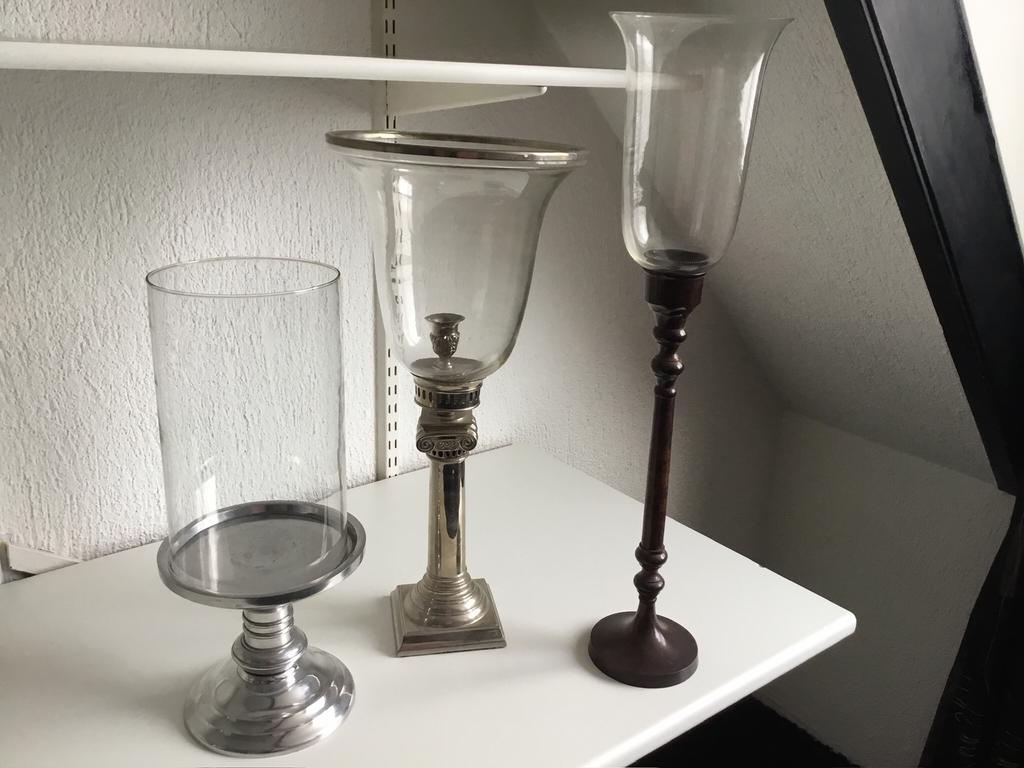 Windlichten, Ophalen of Verzenden, Zo goed als nieuw, Hout, Minder dan 25 cm