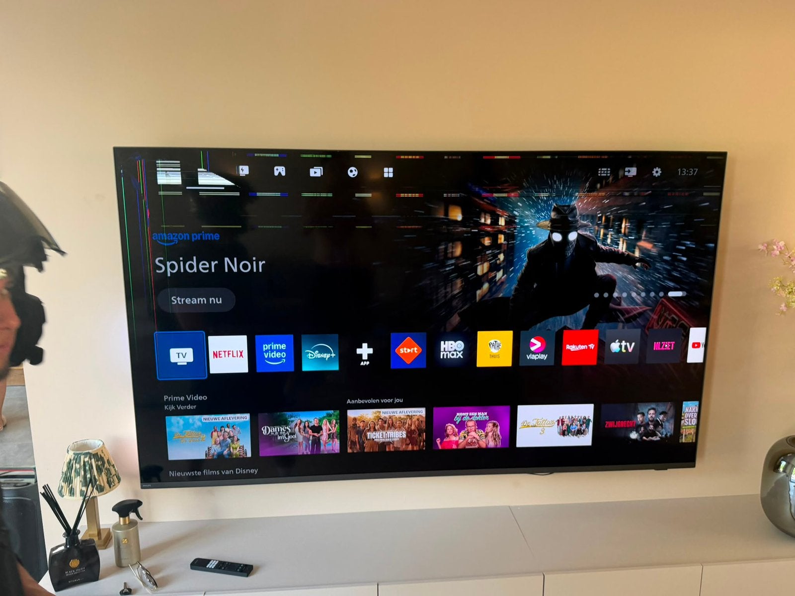 Philips tv 85 inch ambiance light, Ophalen, Philips, 50 Hz, Zo goed als nieuw