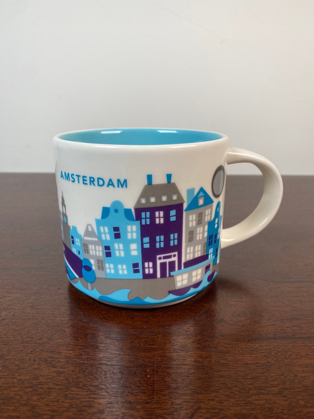 Starbucks beker Amsterdam, Ophalen of Verzenden, Zo goed als nieuw, Overige stijlen, Kop(pen) en/of Schotel(s)