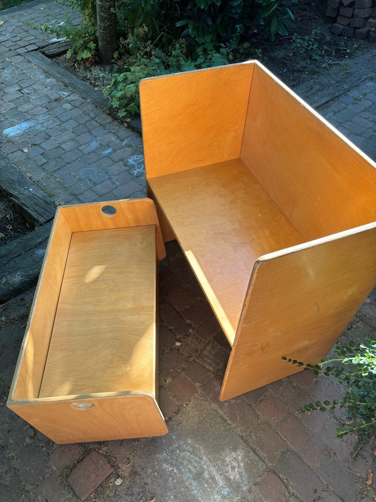 Van Dijk Toys Meubelset: Multifunctionele Tafel & Klepbank, Ophalen, Gebruikt, Tafel(s) en Stoel(en)