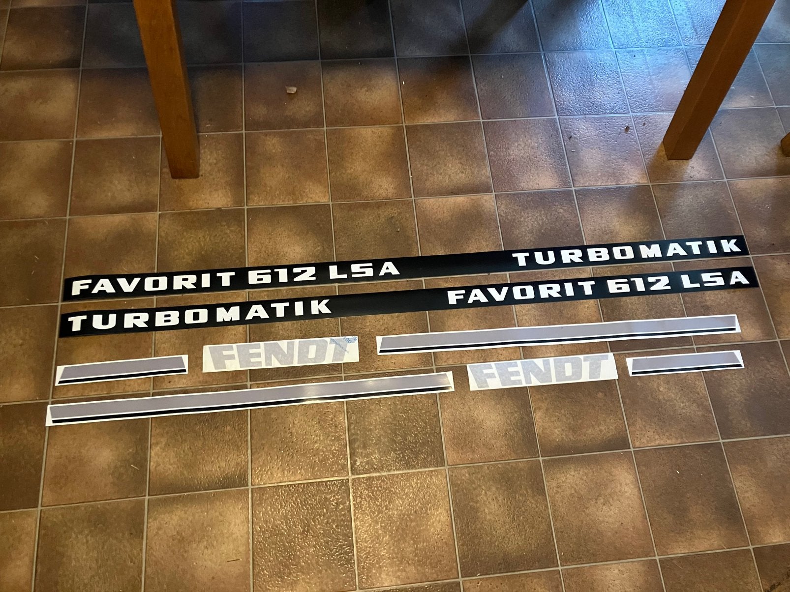 Fendt 612 LSA Turbomatik Stickerset, Ophalen of Verzenden, Nieuw