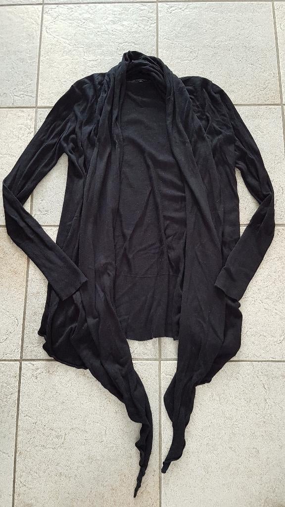 Zwart vest, Amisu, maat S, Zwart, Ophalen of Verzenden, Zo goed als nieuw, Maat 36 (S)
