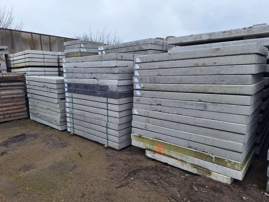 Betonplaten 200x100.  12cm.  B. Gratis bezorgd., Tuin en Terras, Tegels en Klinkers, Ophalen of Verzenden, Beton, Overige typen