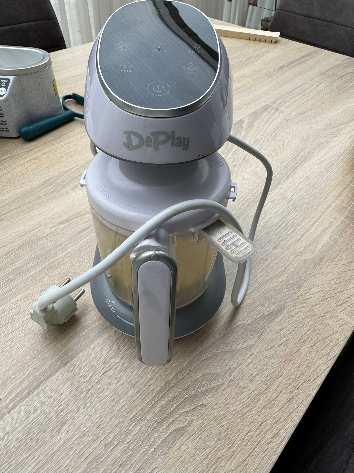 DePlay Babyvoedingmaker - stomen, blenden en steriliseren, Ophalen of Verzenden, Gebruikt