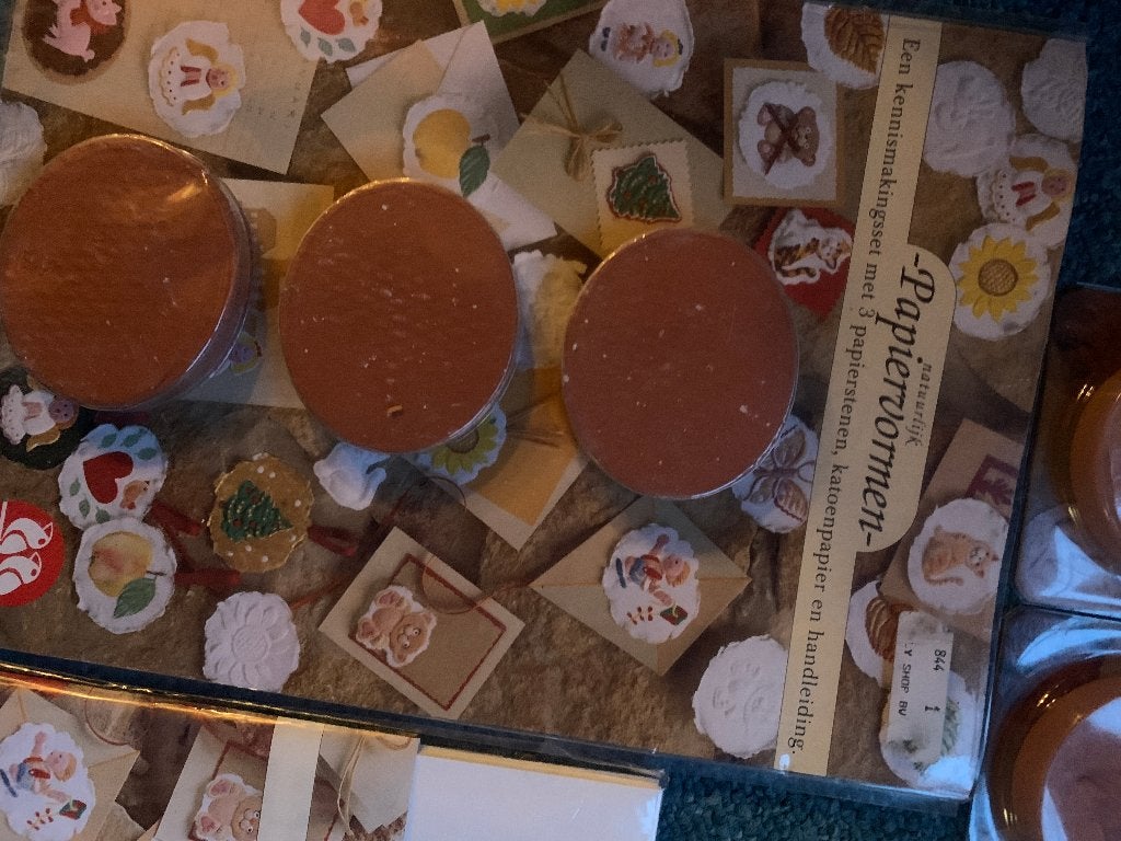 Natuurlijke Papiervormen, Katoenpapier papierstenen Stempels, Ophalen of Verzenden, Nieuw, Overige typen