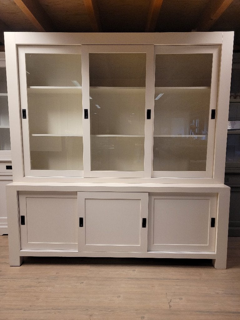 *ACTIE* Mooie Landelijke Creme Buffetkast/ Winkelkast (2642A, Huis en Inrichting, Landelijke buffetkast winkelkast kleur wit gratis bezorging